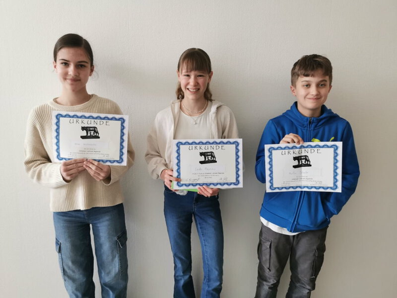 Nora Grützmacher, Linda Hainich und Marlon Scheeler